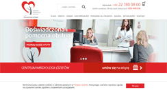 Desktop Screenshot of centrumkardiologii.pl